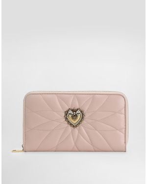 Dolce & Gabbana Quilted Wallet - Natural