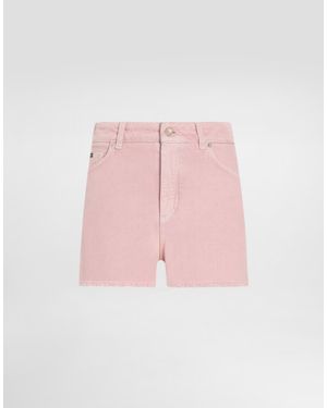 Dolce & Gabbana Denim Shorts - Pink