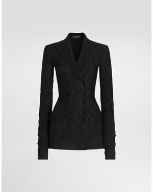 Dolce & Gabbana Brocade Jacket - Black