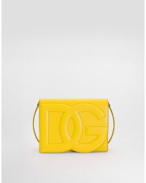 Dolce & Gabbana Borsa A Tracolla In Pellle - Giallo