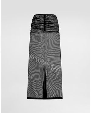 Dolce & Gabbana Tulle Skirt - Gray