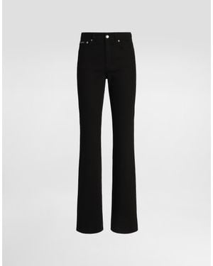 Dolce & Gabbana 5-Pocket Denim Trousers - Black