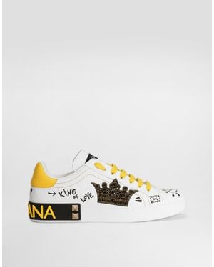Dolce & Gabbana 'Portofino' Sports Shoes - White