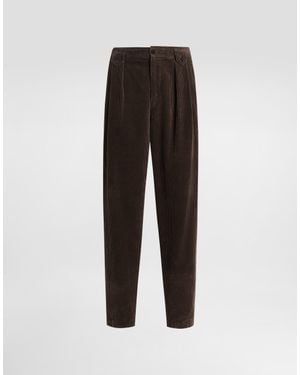 Dolce & Gabbana Corduroy Pants - Multicolour