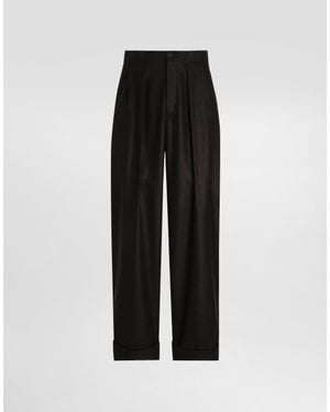 Dolce & Gabbana Wool Trousers - ブラック
