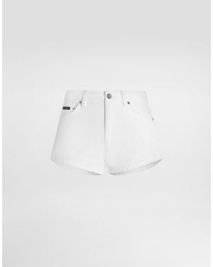 Dolce & Gabbana Denim Shorts - White