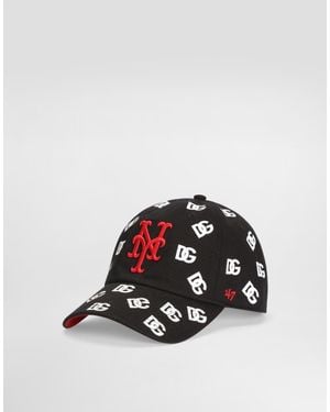 Dolce & Gabbana X '47 New York Mets Logo-Print Baseball Cap - White