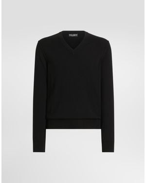Dolce & Gabbana Pull En Cachemire - Noir