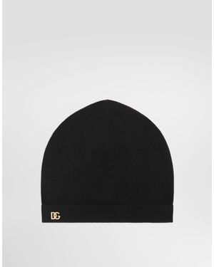 Dolce & Gabbana Knit Hat - Black