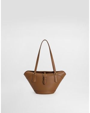 ショルダーバッグ・ポシェット DOLCE & GABBANA Coffa Capri leather shoulder bag Avorio Dolce & Gabbana Coffa Capri Shoulder Bag | Harrods UK