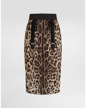 Dolce & Gabbana Leo- Fabric Skirt - Multicolour