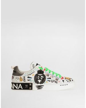 Dolce & Gabbana Portofino Trainers - White