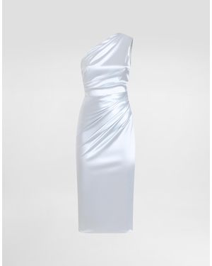 Dolce & Gabbana One-Shoulder Dress - Blanco