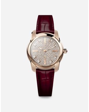 Dolce & Gabbana Dg7 Pavé Watch - Red