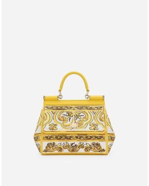 Dolce & Gabbana Borsa A Mano Sicily Media - Metallizzato