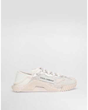 Dolce & Gabbana Ns1 スリッポンスニーカー ミックスマテリアル - ナチュラル