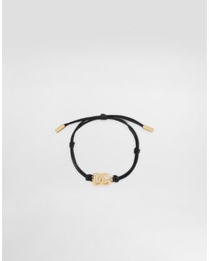 Dolce & Gabbana コードブレスレット スモールDgロゴ - ブルー