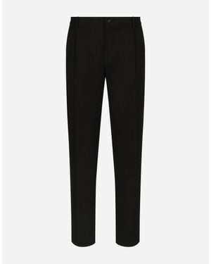 Dolce & Gabbana Pantalone Classico Tuxedo - Nero