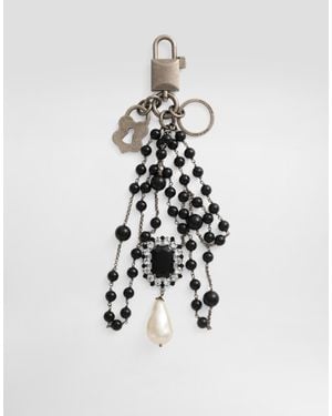 Dolce & Gabbana Charms Keyring - Blanco