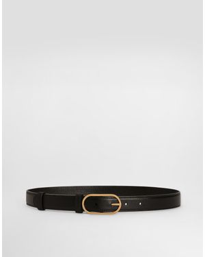 Dolce & Gabbana Calfskin Belt - ホワイト
