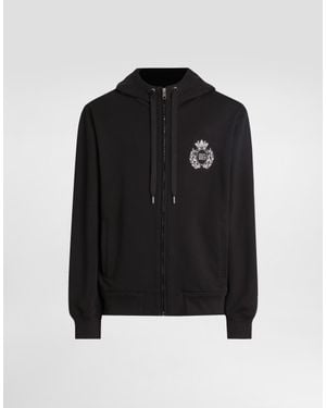 Dolce & Gabbana ジップアップ パーカー - ブラック