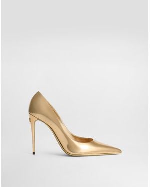 Dolce & Gabbana Calfskin Pumps - White
