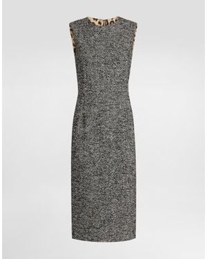 Dolce & Gabbana Damier Dress - Grey