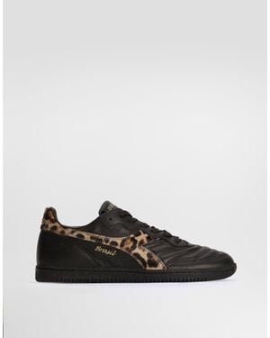 Dolce & Gabbana X Diadora Calfskin Trainers - Black