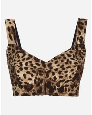 Dolce & Gabbana Short Bustier Top - Multicolor