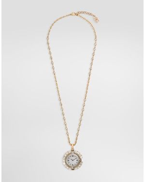 Dolce & Gabbana Collana Orologio - Bianco