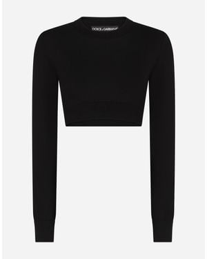 Dolce & Gabbana Maglia Corta Girocollo - Nero