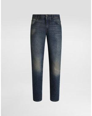 Dolce & Gabbana Denim Trousers - Blue