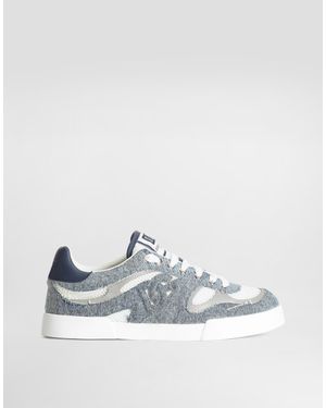 関税なし 送料無料 STROBEL PORTFINO LIGHT CALFSKIN SNEAKER Dolce & Gabbana Calfskin Strobel Portofino Light Sneakers