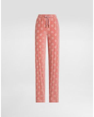 パンツ DOLCE & GABBANA Logo joggers Pink Dolce & Gabbana Pink Logo Monogram Jogger SweatWomen's