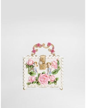 Dolce & Gabbana Dolce Box Handbag - White