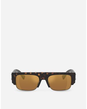 Dolce & Gabbana Logo Plaque Sunglasses - マルチカラー