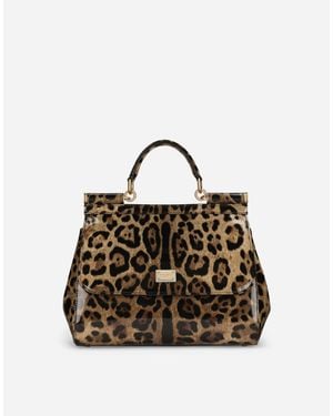 Dolce & Gabbana Kim Dolce&gabbana Sicily ハンドバッグ M - ブラウン