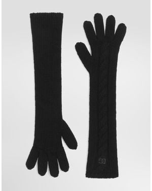 Dolce & Gabbana Guantes De Punto - Negro