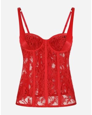 Dolce & Gabbana Top - レッド