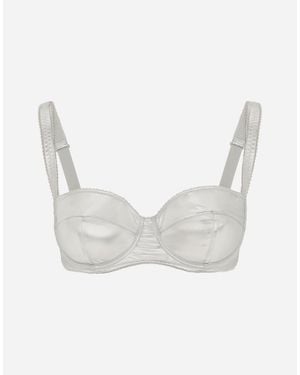 Dolce & Gabbana Reggiseno Balconcino - White