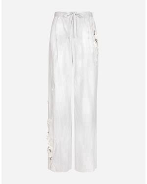 Dolce & Gabbana Pantalone - White