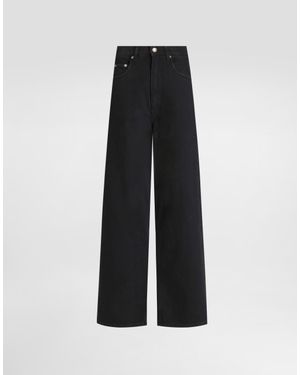 Dolce & Gabbana 5-Pocket Denim Trousers - Black