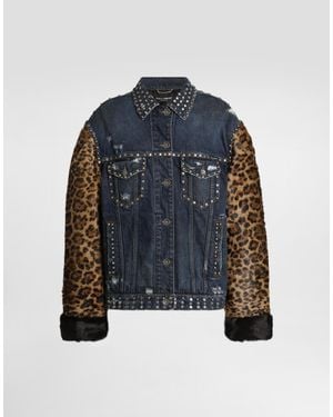 Dolce & Gabbana Oversized Denim Jacket - Blue
