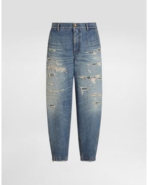 Dolce & Gabbana Denim Trousers - Blue