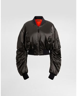 Dolce & Gabbana Nylon Canvas Over Jacket - Black