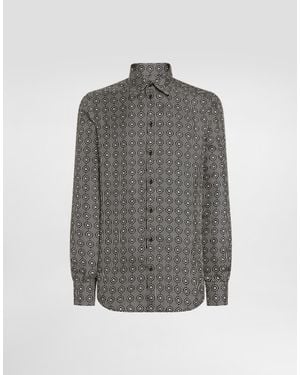 Dolce & Gabbana Casual Shirts - Grey
