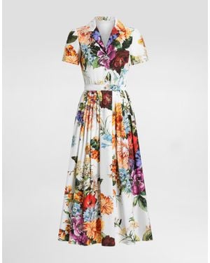Dolce & Gabbana 'Bouquet' Print Dress - Multicolour