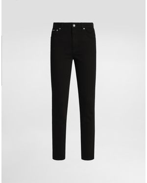 Dolce & Gabbana 5-Pocket Denim Pants - Black