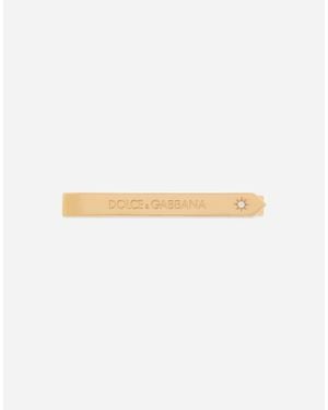 Dolce & Gabbana Logo Tie Clip - White