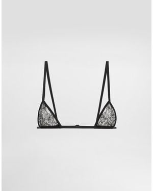 Dolce & Gabbana Micro Lace Bra - ブルー